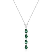 Halskette Brosway Dame FANCY - LIFE GREEN in Silber FLG110